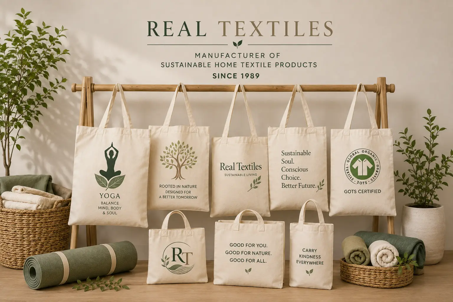 Eco-Friendly Cotton Tote Bags